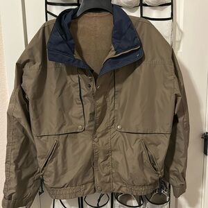 Tan/Black Nylon Jacket